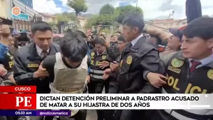 Prisión preventiva a padrastro en Cusco. Foto y video: América Noticias