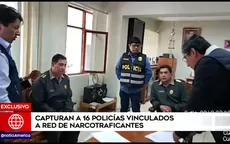Capturan a 16 policías en Cusco, Puno y Moquegua vinculados a tráfico de drogas - Noticias de moquegua