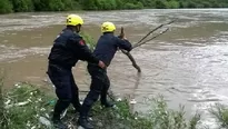 La Policía continúa buscando el cuerpo de la turista española. Foto: Andina