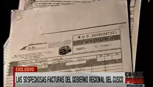 Facturas millonarias por obras que no se realizaron. Foto: captura de TV