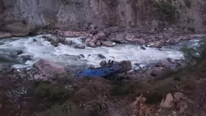 La empresa PeruRail reportó mediante un comunicado que el derrumbe se registró a las 2.30 a. m. / Video: Canal N