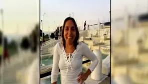 Carla Valpeoz, llegó al Perú con una amiga. Foto y video: América Noticias