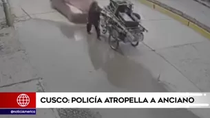 En auto iban dos personas. Se supo que uno de ellos es un agente de la Policía 