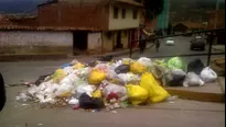 Toneladas de basura se acumulan en la ciudad. Foto: Noticias Cusco