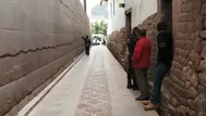 Cusco: aparecen nuevas pintas en muro del centro arqueológico del Coricancha