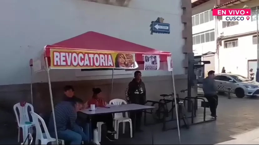 Cusco: Ciudadanos recolectan firmas para revocatoria del gobernador Werner Salcedo