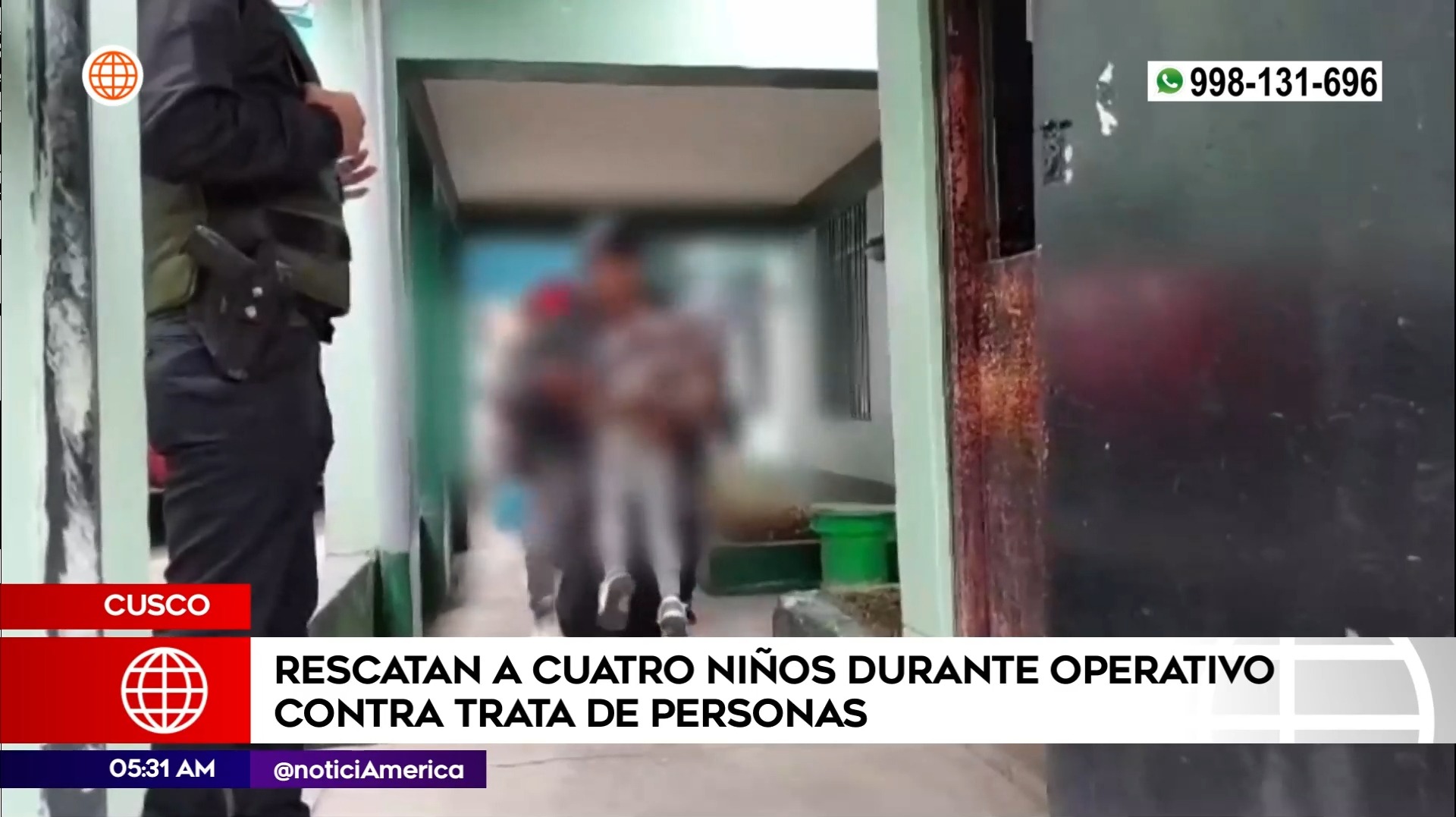 Niños fueron hallados en centro médico | Imagen: América Noticias