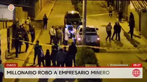 Roban más de 6 millones de soles y 45 kilos de oro a empresario minero. Foto y video: América Noticias