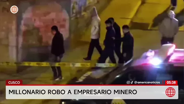 Roban más de 6 millones de soles y 45 kilos de oro a empresario minero. Foto: América Noticias Roban más de 6 millones de soles y 45 kilos de oro a empresario minero. Foto: América Noticias