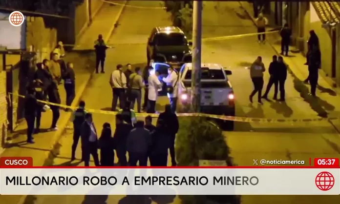 Roban oro y millones a empresario minero en Cusco