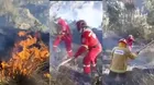 Cusco: Se registró incendio forestal en sector Fortaleza