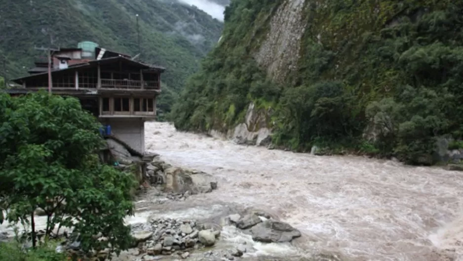 Se incrementó el caudal del río Vilcanota. Foto: Andina