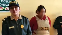 Mujer de 37 años será llevada a Huarmey.