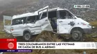 Cusco: Tres colombianos entre las víctimas de caída de bus a abismo