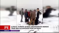 Turista mexicano fue impactado por un rayo.