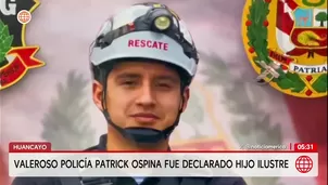 Dan el último adiós a rescatista Patrick Ospina en Huancayo. Foto y video: América Noticias