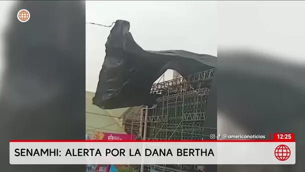 DANA Bertha ocasionará lluvias y fuertes vientos en la sierra. Foto: América Noticias