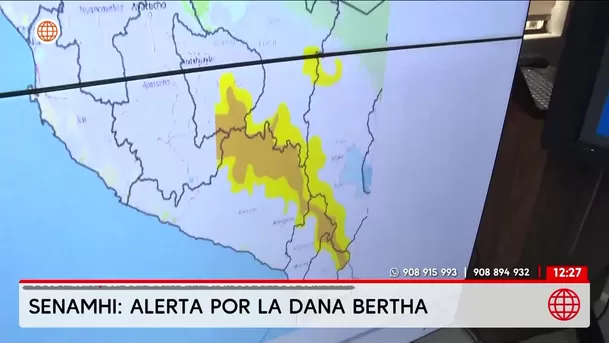 DANA Bertha ocasionará lluvias y fuertes vientos en la sierra. Foto: América Noticias