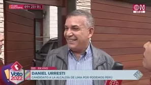 Daniel Urresti. América Noticias