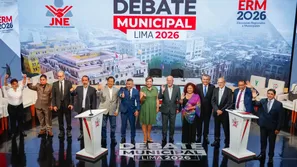 Debate Municipal Lima 2016. Foto: Andina