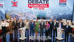 Debate Municipal Lima 2016. Foto: Andina