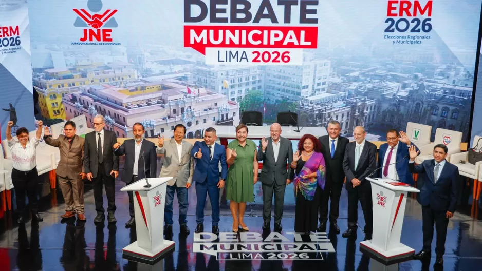 Debate Municipal Lima 2016. Foto: Andina Debate Municipal Lima 2016. Foto: Andina