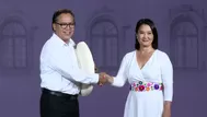 Debate presidencial entre Keiko Fujimori y Roberto Sánchez