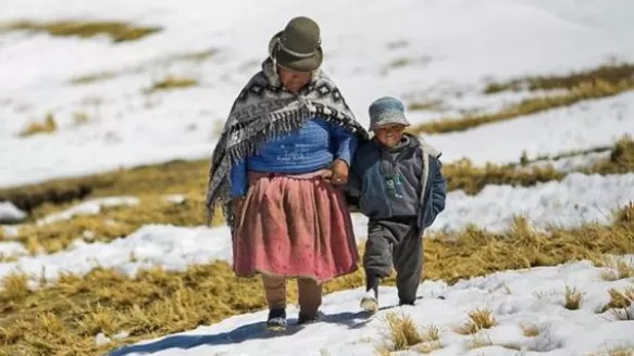 Declaran estado de emergencia por nevadas y heladas. Foto: Referencial/archivo El Comercio