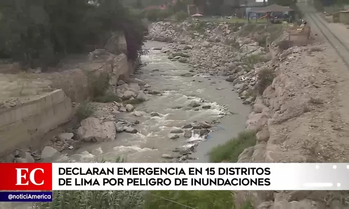 Declaran estado de emergencia a 15 distritos de Lima por peligro de ...