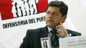 Eduardo Vega, defensor del Pueblo interino. Foto: Andina