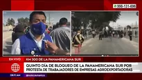 Protestas en Ica. América Noticias