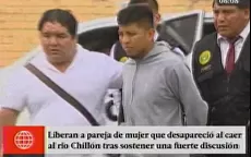 Dejaron libre a expareja de mujer que desapareció al caer al río Chillón - Noticias de rio-chillon
