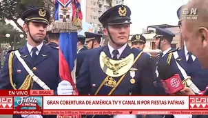 Delegaciones extranjeras en la Gran Parada Militar por Fiestas Patrias. Foto: América Noticias