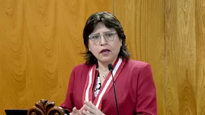 Fiscal de la Nación, Delia Espinoza, calificó como "un golpe a la democracia" la restitución de Patricia Benavides. / Video: Canal N