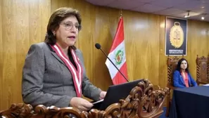 Delia Espinoza pide que Tomás Gálvez sea notificado ya y retorne como fiscal de la Nación. Foto: Andina. Video: Canal N