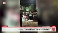 Delincuente es abatido tras persecución policial en Trujillo