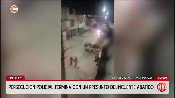 Trujillo: delincuente muere abatido por la policía tras persecución en El Milagro/ América Noticias Trujillo: delincuente muere abatido por la policía tras persecución en El Milagro/ América Noticias