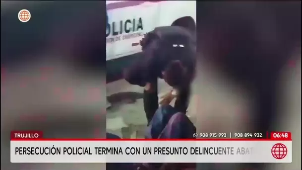 Un delincuente murió y otros tres fueron detenidos tras una persecución policial en Trujillo/ América Noticias Un delincuente murió y otros tres fueron detenidos tras una persecución policial en Trujillo/ América Noticias