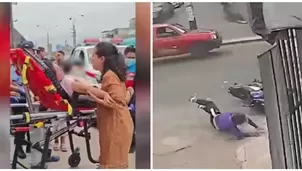 Delincuente arrolla a madre y dos hijos tras huir en Chaclacayo/ América Noticias