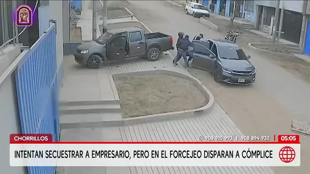 Delincuente dispara a su cómplice durante secuestro en Chorrillos. Foto: América Noticias Delincuente dispara a su cómplice durante secuestro en Chorrillos. Foto: América Noticias