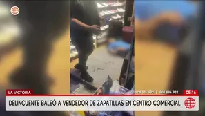Delincuente dispara a vendedor de zapatillas en La Victoria. Foto y video: América Noticias
