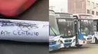 Delincuente lanzó un explosivo a bus de Translima en SMP
