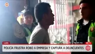 Delincuente llora ante la Policía tras intento de robo en Lurín