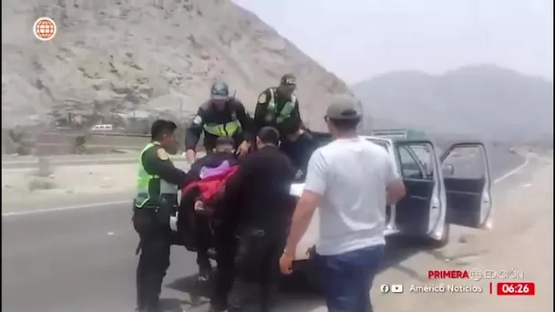 Robó un auto, huyó por el río Rímac y murió ahogado en Chaclacayo/ América Noticias