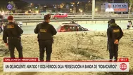 Un delincuente muerto y dos heridos tras persecución a robacarros