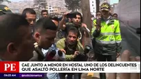 Cayó 'Rímac', peligroso delincuente que robaba pollerías. Foto: América TV