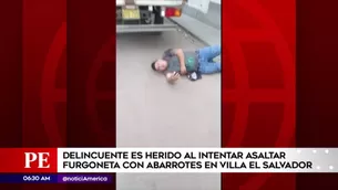 Delincuente herido en VES. América Noticias