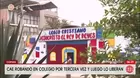 Delincuente roba en colegio de Comas y lo liberan horas después