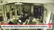 Delincuente roba equipos en salón de belleza en Chorrillos