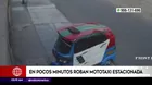 Delincuente se robó mototaxi estacionada en pocos minutos